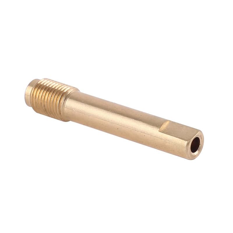 Brass auto lathe machined shaft part