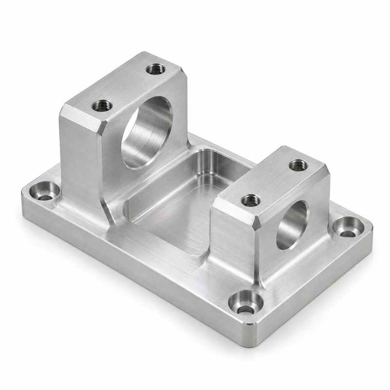 Custom CNC machined 2024 aluminum bracket