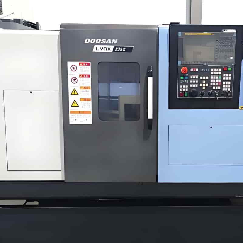 CNC turning lathe on the production floor